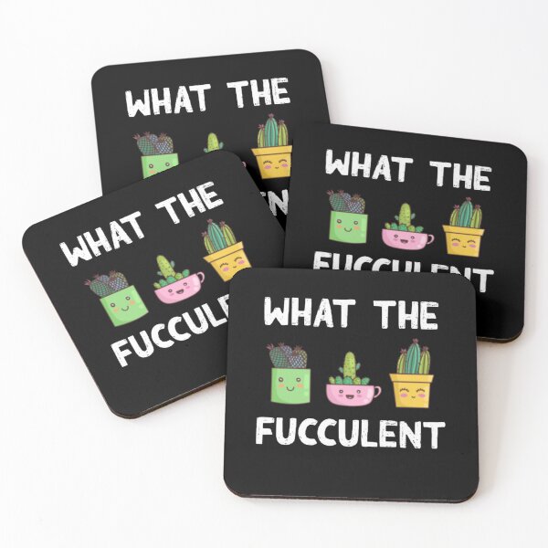 Item preview, What the Fucculent Succulent Cactus Pun Funny Gift Plant Mom designed and sold by LegOlenve.