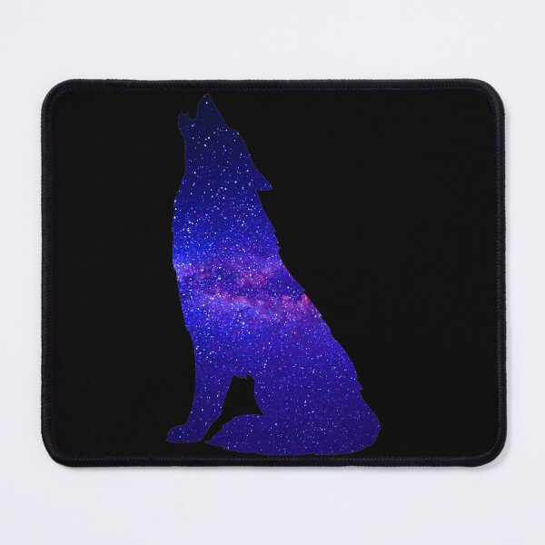 Item preview, Vibrant Violet Galaxy Lone Wolf Howl designed and sold by MMwolfdogden.