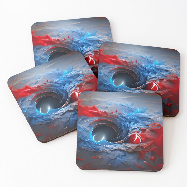 Item preview, Red and Blue Black Hole designed and sold by BizarreTherapy.