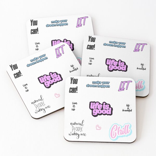 Item preview, Positive motivational words stickers pack designed and sold by Loveartse.