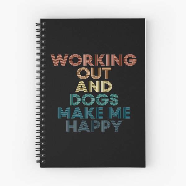 Item preview, Working Out And Dogs Make Me Happy- Gift for Working Out & Dogs Fans designed and sold by kindxinn.