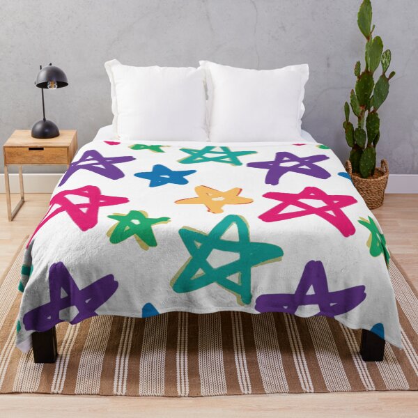 Item preview, Scribble Stars on White designed and sold by unclestich.