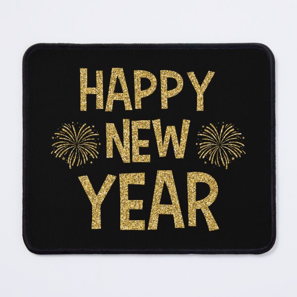 Item preview, Happy New Year 2019 Sparkly Gold Fireworks New Year's Eve Gift designed and sold by haselshirt.