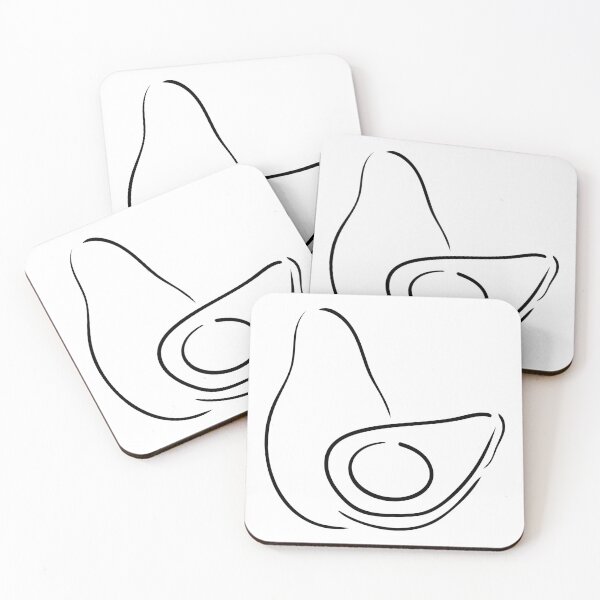 Item preview, Avocado Line Art - Minimalist designed and sold by Lineart-Arts.