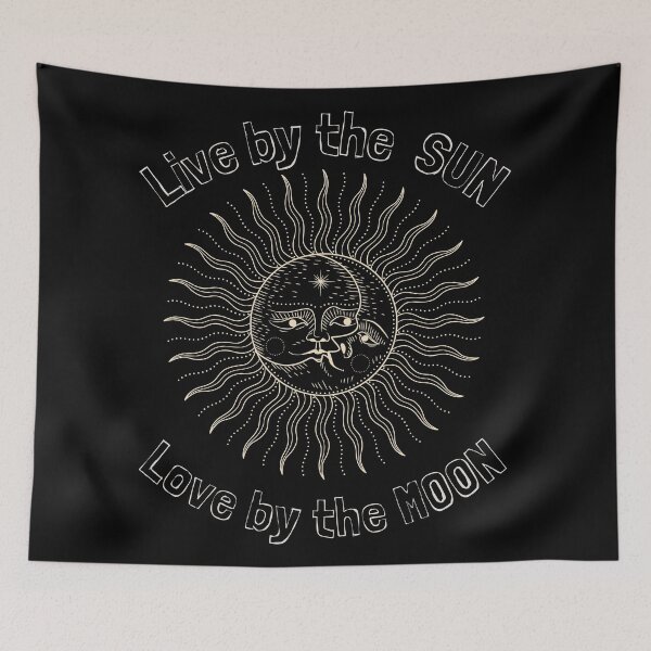 Item preview, Live by the sun, Love by the moon designed and sold by ApplesCinnamon.