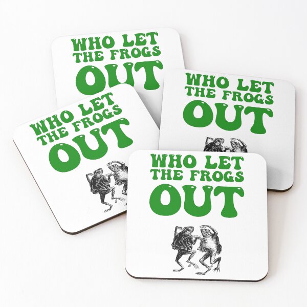 Item preview, Vintage Dancing Frogs | Who Let the Frogs Out? designed and sold by SomeDesignThing.