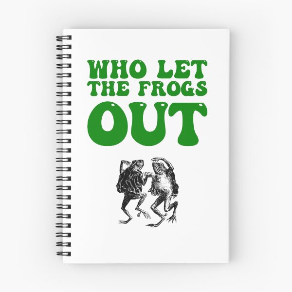 Item preview, Vintage Dancing Frogs | Who Let the Frogs Out? designed and sold by SomeDesignThing.