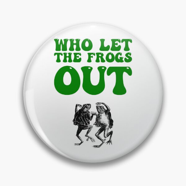Item preview, Vintage Dancing Frogs | Who Let the Frogs Out? designed and sold by SomeDesignThing.