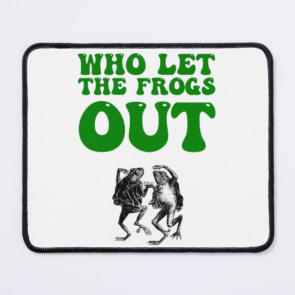 Item preview, Vintage Dancing Frogs | Who Let the Frogs Out? designed and sold by SomeDesignThing.