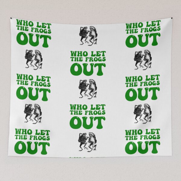 Item preview, Vintage Dancing Frogs | Who Let the Frogs Out? designed and sold by SomeDesignThing.