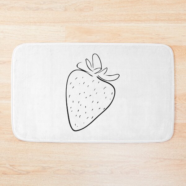 Item preview, Strawberry Line Art - Minimalist designed and sold by Zcared.