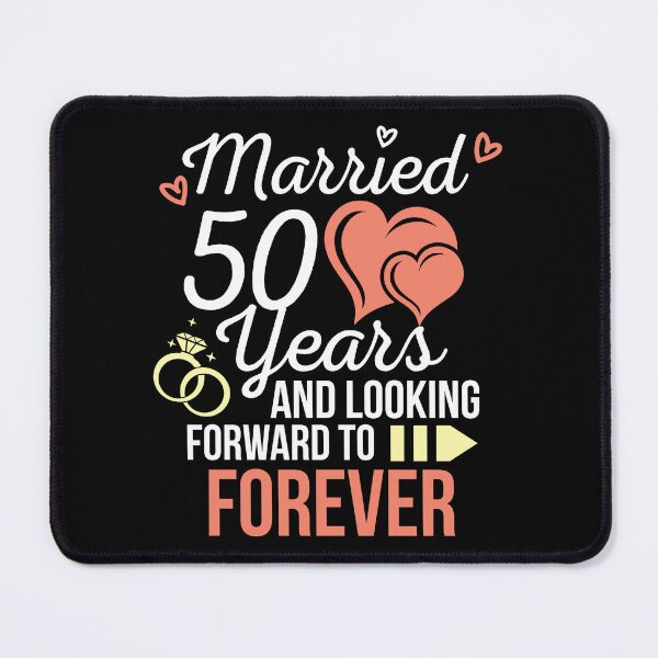 Item preview, Wedding Anniversary Married 50 Years Looking Forward To Forever designed and sold by haselshirt.