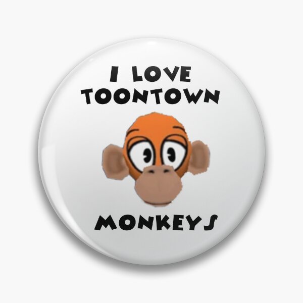 Item preview, I Love Toontown Monkeys designed and sold by TooningAround.