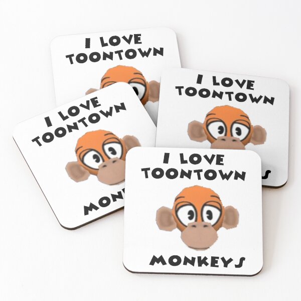 Item preview, I Love Toontown Monkeys designed and sold by TooningAround.