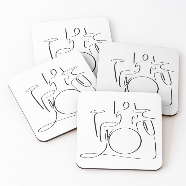 Item preview, Drums Line Art - Minimalist designed and sold by Lineart-Arts.