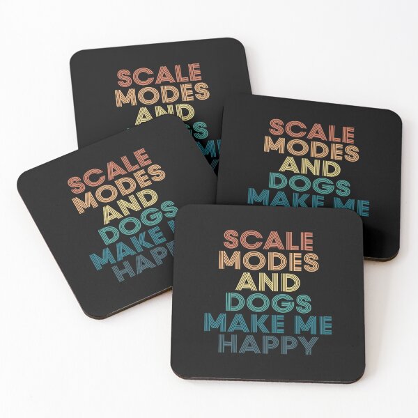 Item preview, Scale Modes And Dogs Make Me Happy- Gift for Scale Modes & Dogs Fans designed and sold by kindxinn.