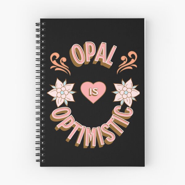 Item preview, Opal is Optimistic - First Names - Birthday Gifts - Alliteration Fans designed and sold by epicthoughts.