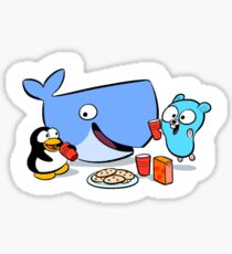 Docker friends gang Sticker