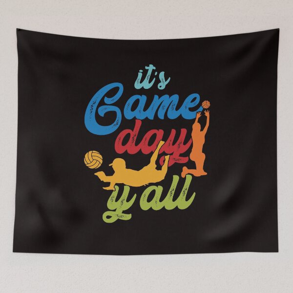 Item preview, Game Volleyball Day Players Retro Beach Volleyball Setter designed and sold by TomGiantDesigns.