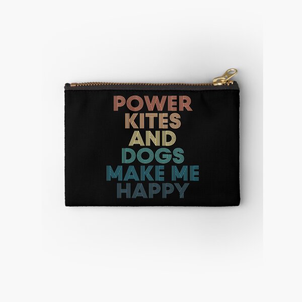 Item preview, Power Kites And Dogs Make Me Happy- Gift for Power Kites & Dogs Fans designed and sold by kindxinn.