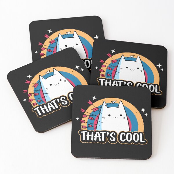 Item preview, That's Cool - Cute Cartoony Cat designed and sold by Snouleaf.