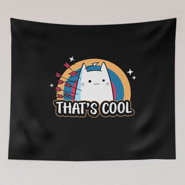 Item preview, That's Cool - Cute Cartoony Cat designed and sold by Snouleaf.