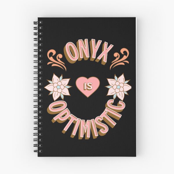 Item preview, Onyx is Optimistic - First Names - Birthday Gifts - Alliteration Fans designed and sold by epicthoughts.