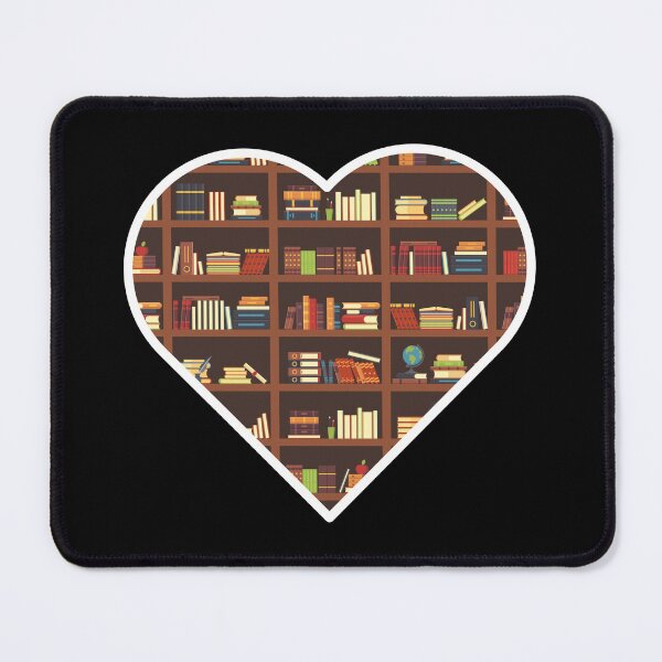 Item preview, Book Lover Heart Shape Reading Club Librarian Bookworm Gift designed and sold by haselshirt.