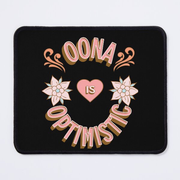 Item preview, Oona is Optimistic - First Names - Birthday Gifts - Alliteration Fans designed and sold by epicthoughts.