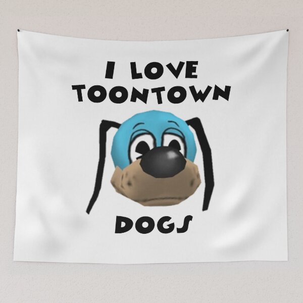 Item preview, I Love Toontown Dogs designed and sold by TooningAround.