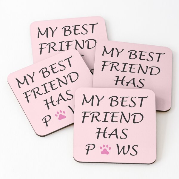 Item preview, My best friend has paws  designed and sold by mixtape80.