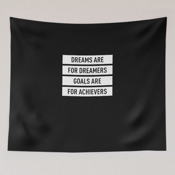 Item preview, Dreams Are For Dreamers Goals Are For Achievers (White) Classic designed and sold by luptakkites.