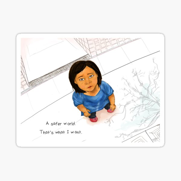 A Safer World Sticker
