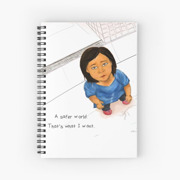 A Safer World Spiral Notebook