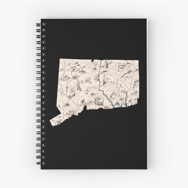 Item preview, Connecticut Vintage Picture Map designed and sold by surgedesigns.