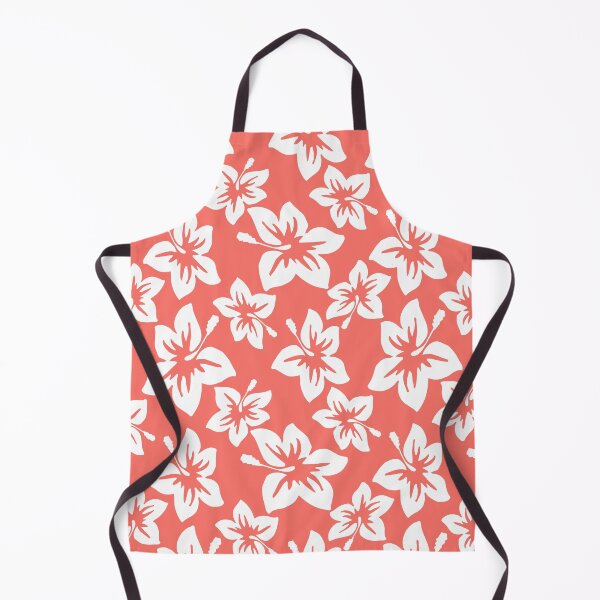 Item preview, Living Coral Hibiscus Pattern designed and sold by starrylite.