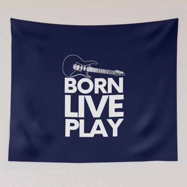 Item preview, Born To Play Inspirational Quote For Guitarist As A Guitar Player Or Musician designed and sold by Funwithmusic.