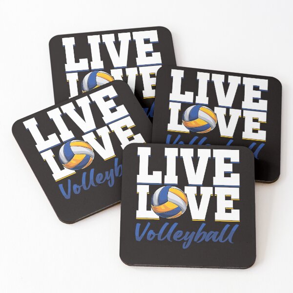 Item preview, Live Volleyball Love Ball Sports Beach Volleyball Training designed and sold by TomGiantDesigns.
