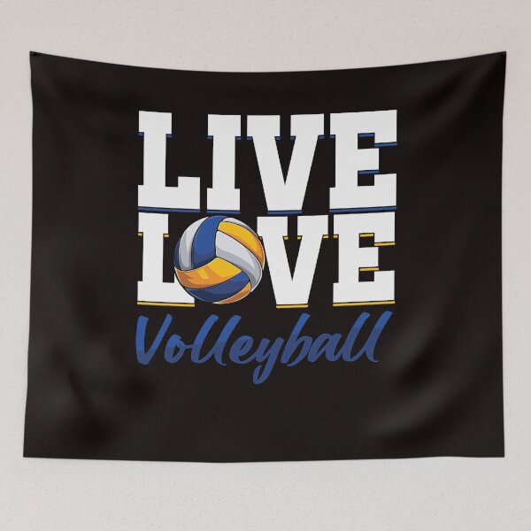Item preview, Live Volleyball Love Ball Sports Beach Volleyball Training designed and sold by TomGiantDesigns.