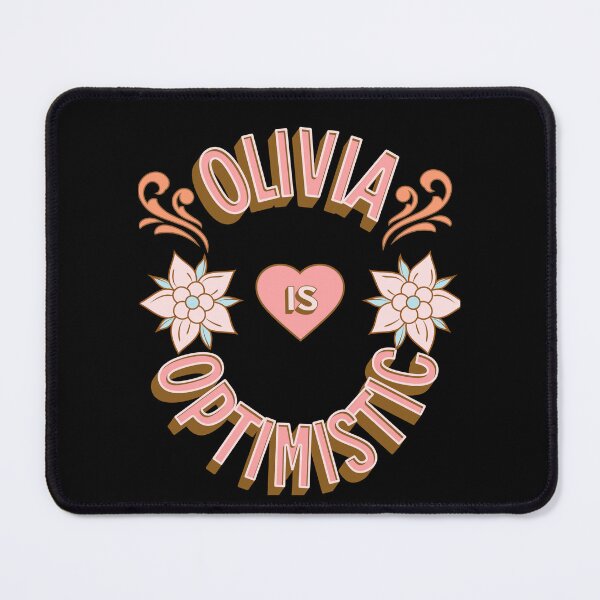 Item preview, Olivia is Optimistic - First Names - Birthday Gifts - Alliteration Fans designed and sold by epicthoughts.