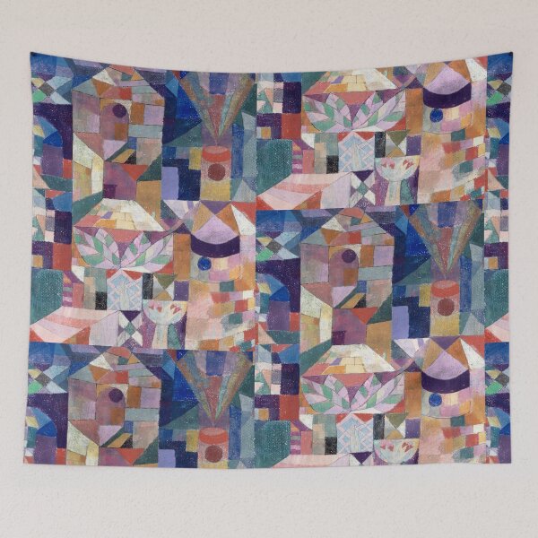 Item preview, Burggarten (1919) painting in high resolution by Paul Klee. Original from the Kunstmuseum Basel Museum. designed and sold by Design Repo.