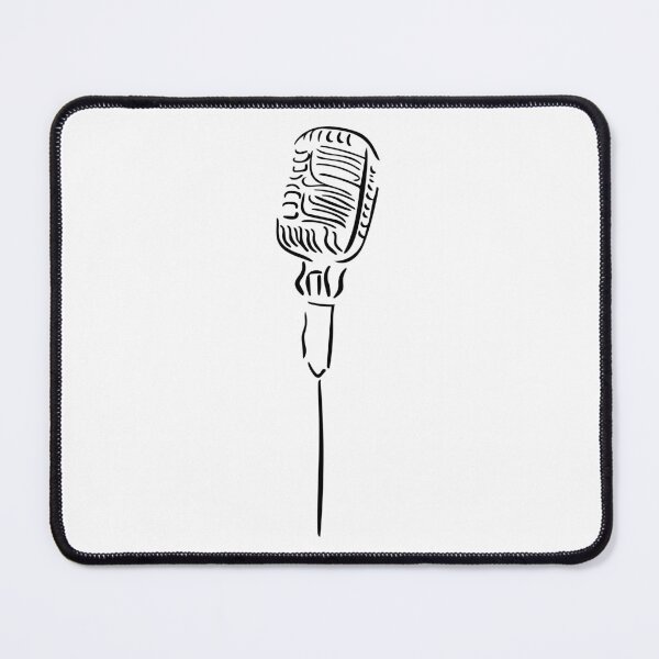Item preview, Microphone Line Art - Minimalist designed and sold by Lineart-Arts.