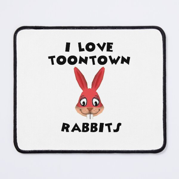 Item preview, I Love Toontown Rabbits designed and sold by TooningAround.