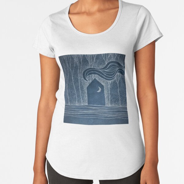 Sweet home at magical night. Premium Scoop T-Shirt