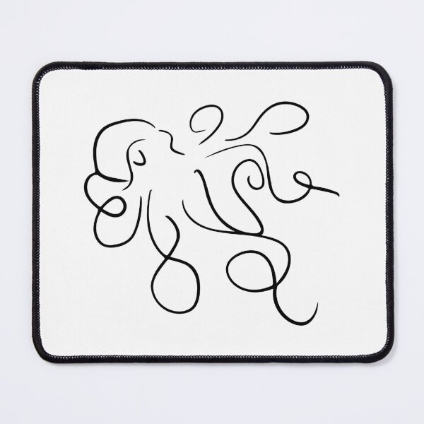 Item preview, Octopus Line Art - Minimalist designed and sold by Zcared.