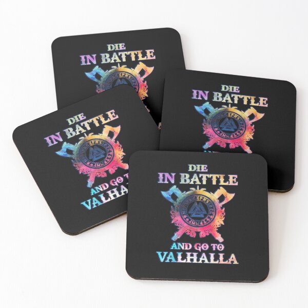 Item preview, Die in battle and go to Valhalla  designed and sold by Hieroglyphia.