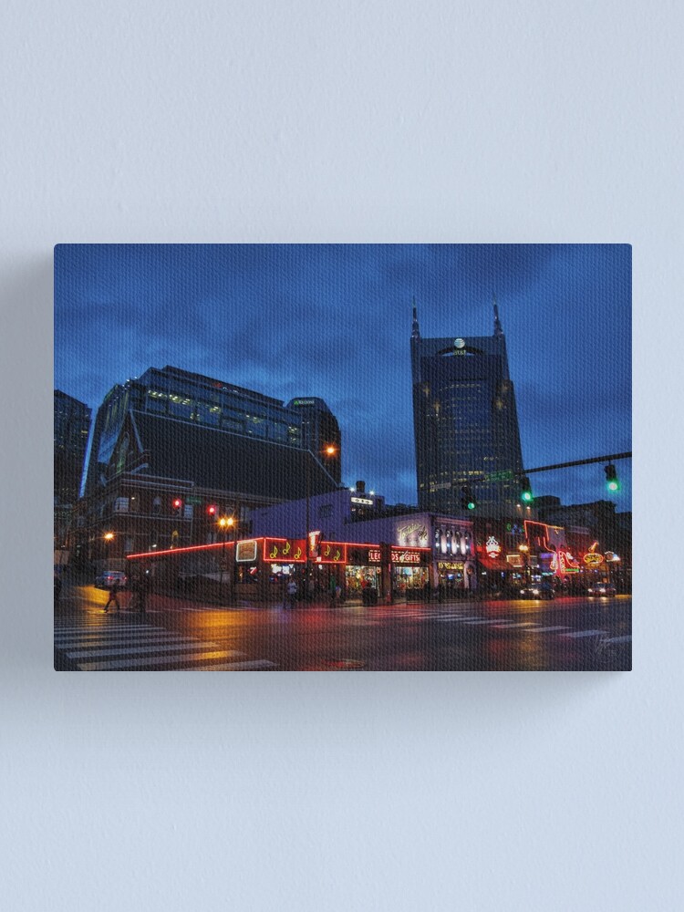 "Nashville Broadway 001" Canvas Print for Sale by lancevaughn Redbubble