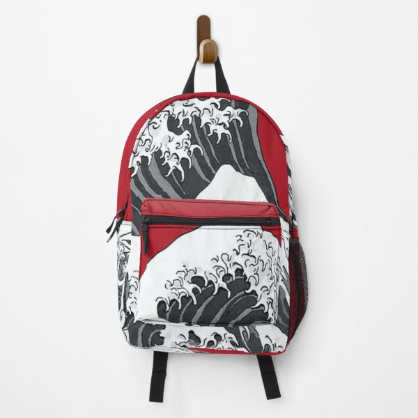 Item preview, RED The Great Wave designed and sold by ndsaycornett354.