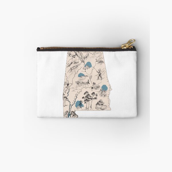 Item preview, Alabama Vintage Picture Map designed and sold by surgedesigns.