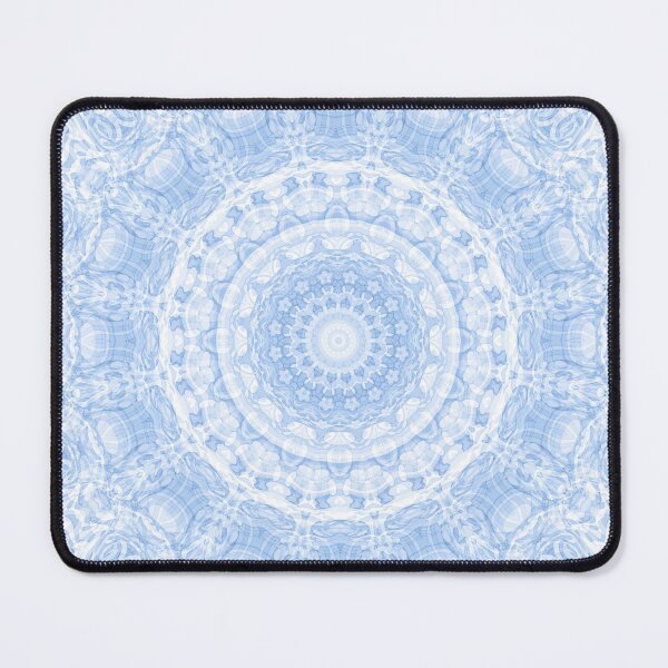 Item preview, Soft Blue Mandala designed and sold by Kelly Dietrich Mandala & Fractal Art.